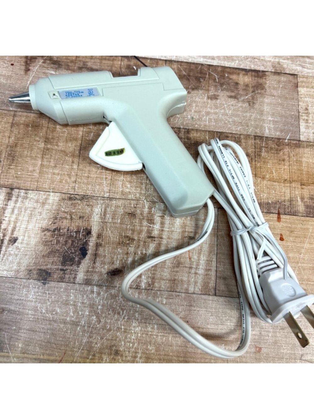 Mini Glue Gun 120V/10W JY-2009A UL Listed With Long Cord In Beige